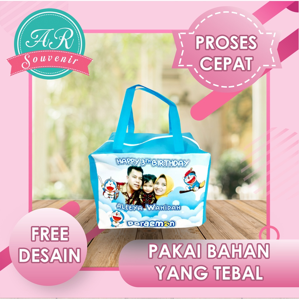 

Tas Ulang Tahun Custom Murah Gambar Kartun Doraemon