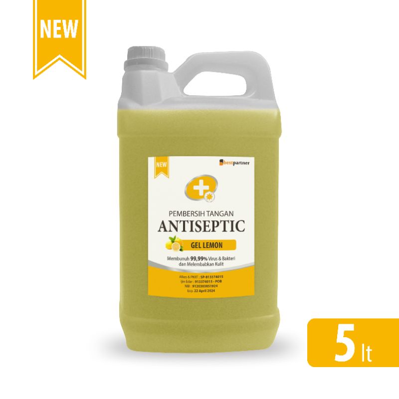 Handsanitizer Gel aroma LEMON jirigen 5 liter