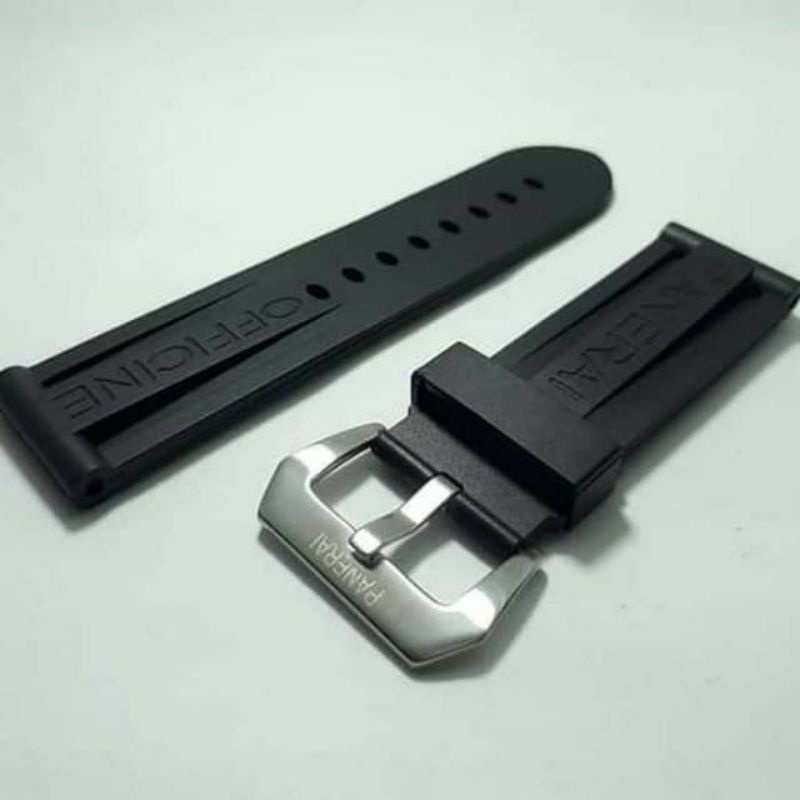TALI JAM TANGAN PANERAI 26MM RUBBER STRAP TALI JAM PANERAI LUMINOR 26MM