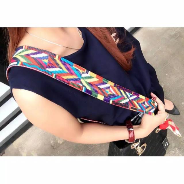 LONGSTRAP/LONG STRAP /TALI SLING RAINBOW/strap sling rainbow ms/pcs