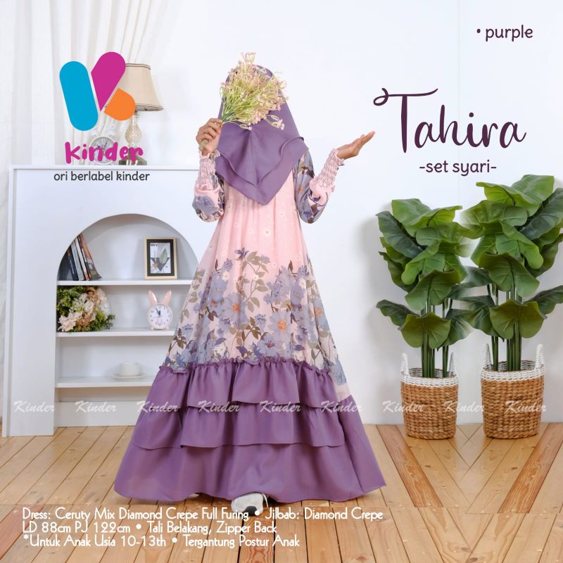 gamis anak syari gamis anak set syari TAHIRA set syari