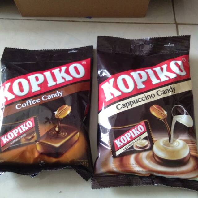 

permen kopiko rasa coffee dan capucino / Kemasan baru / isi lebih banyak