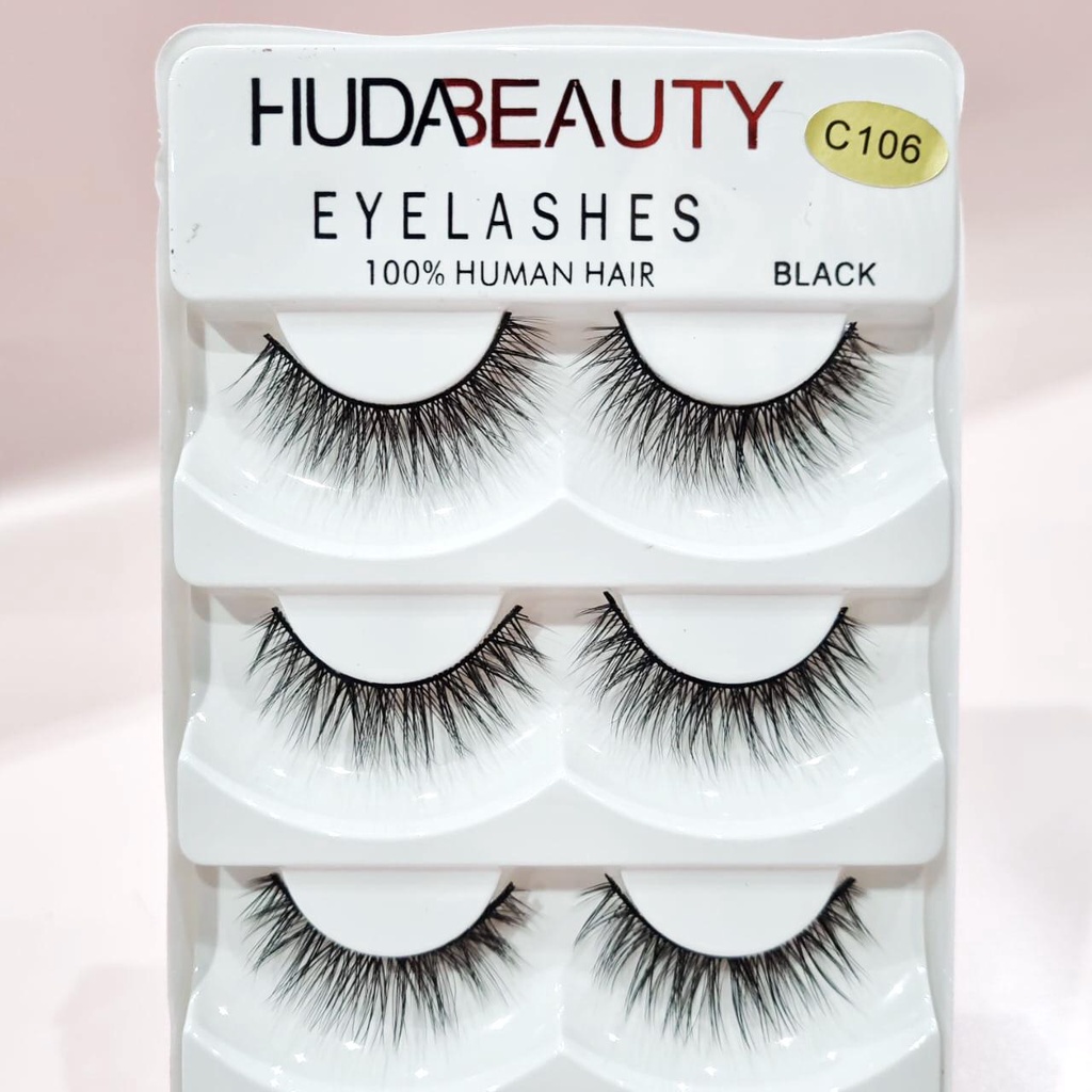 Bulu mata palsu set 5 pasang import kualitas premium / eyelash set premium