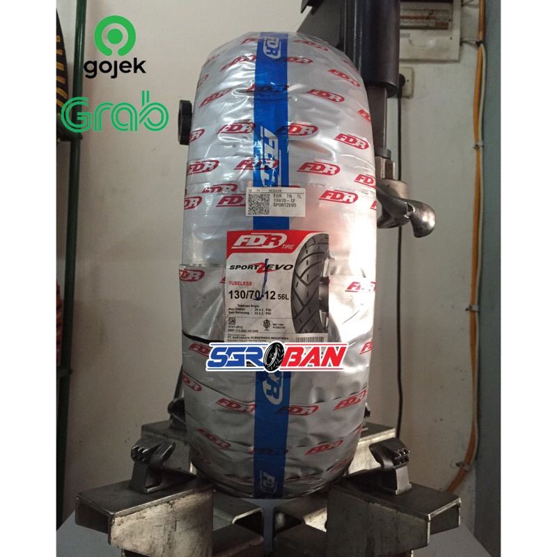 BAN FDR SPORT ZEVO 130/70-12 TUBELESS BAN JET VESPA SCOOPY KSR Z125