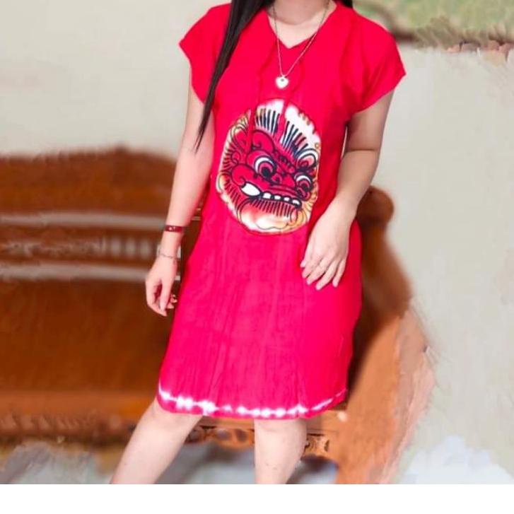 Bagus Banget.. daster bali barong size M-L-XL bahan tebal dan adem