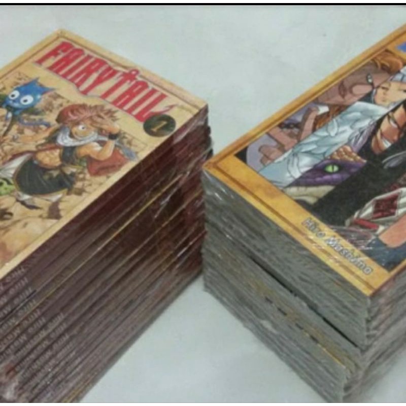 Komik Fairy Tail set kolpri 1-63 tamat mulus 96%