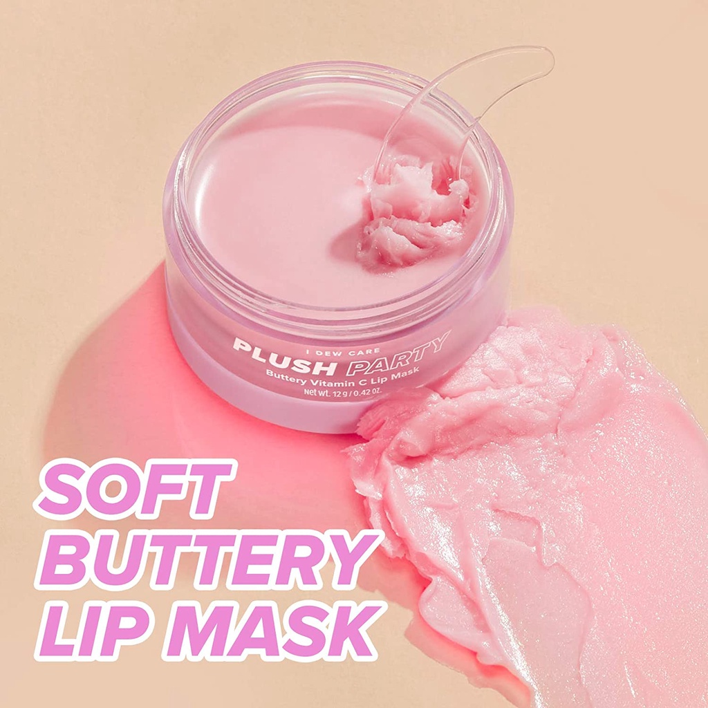 I DEW CARE Plush Party Buttery Vitamin C Lip Mask 12g