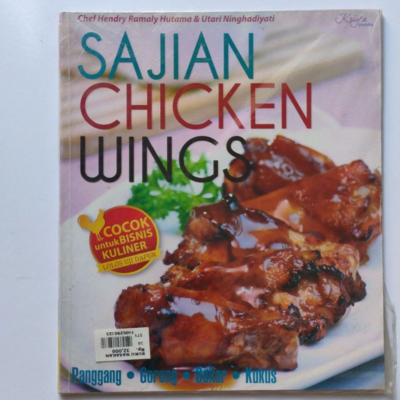 buku kuliner/resep masakan - sajian chicken wings - cocok untuk bisnis kuliner