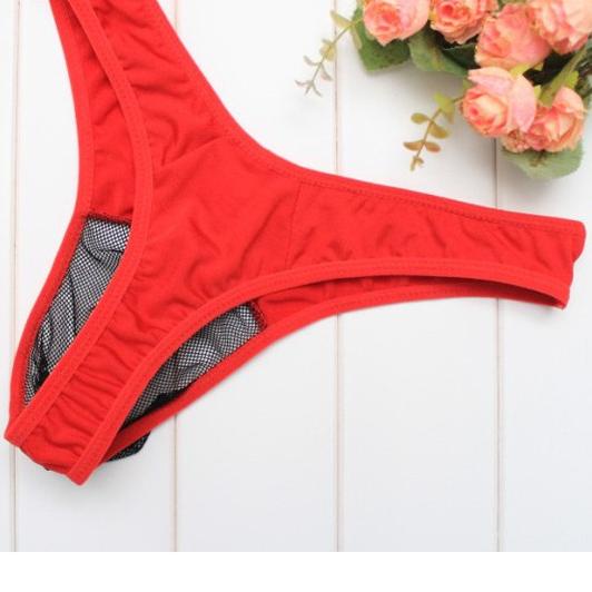♡ Celana Dalam Pria segitiga Transparan G String Celana y035 ❆