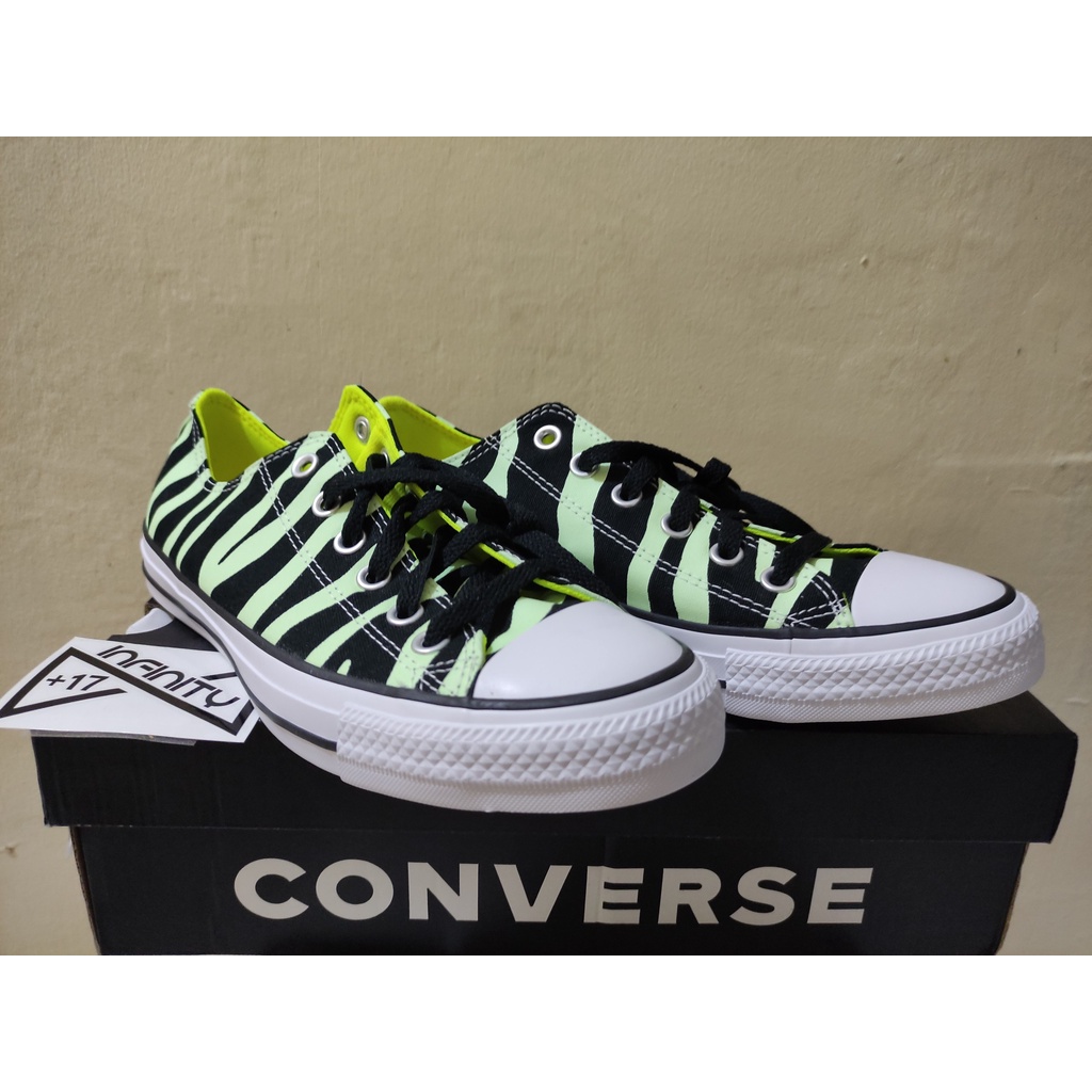 Converse Original 169593C CTAS OX Glow In The Dark Men/Women/Unisex - Sepatu Converse Pria/Wanita