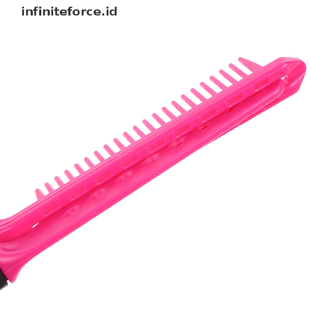 1pc Sisir Pelurus Dan Pengeriting Rambut Bahan Besi