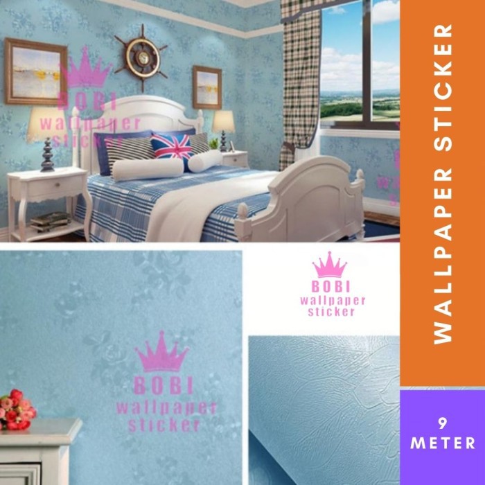 BOBI Wallpaper Dinding Sticker Premium GENARIS [ Wallpaper Sticker PVC ] - 81034F5