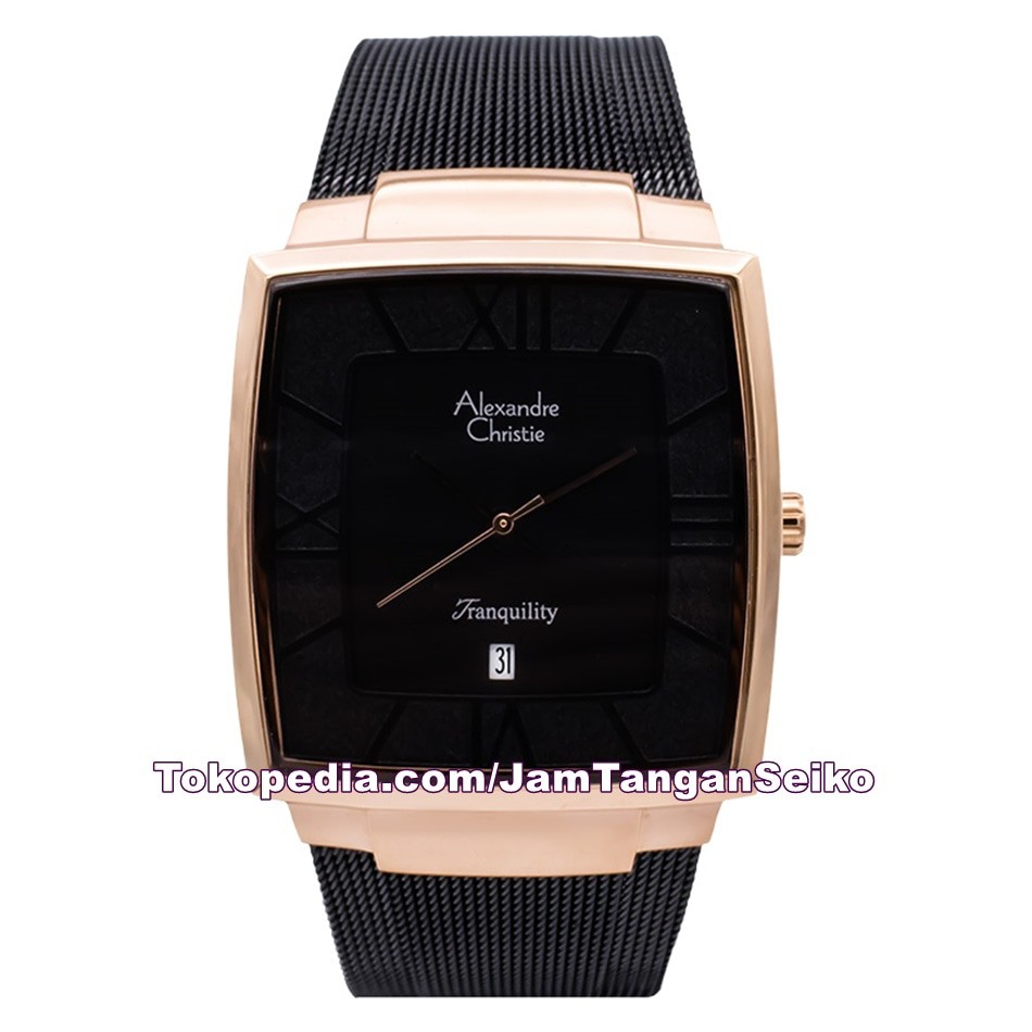 Jam Tangan Pria Alexandre Christie AC 8329 MD BBRBA Original