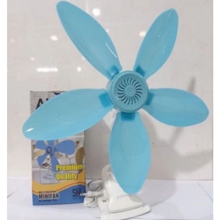 Airam mini fan Jepit bagus angin kencang 30W 5 baling Type FJ 58-5. Premium Quality