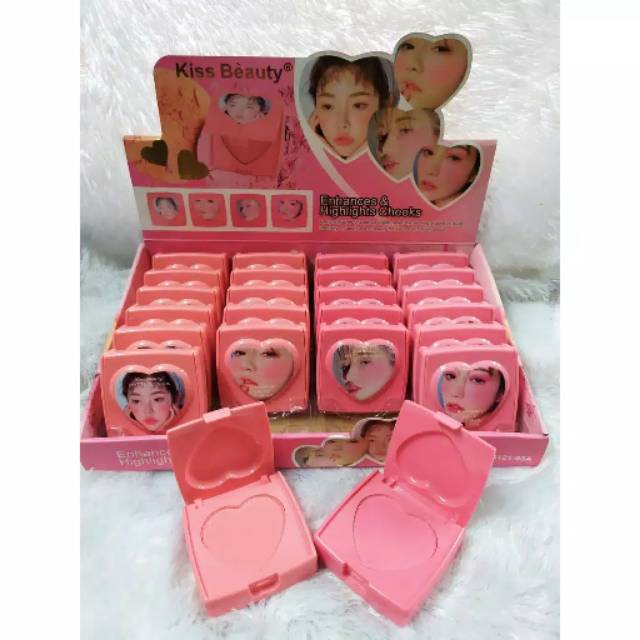 (BELI 2 GRATISS 1)BLUSH ON BLUSHER MATTE KISS BEAUTY LOVE GIRL