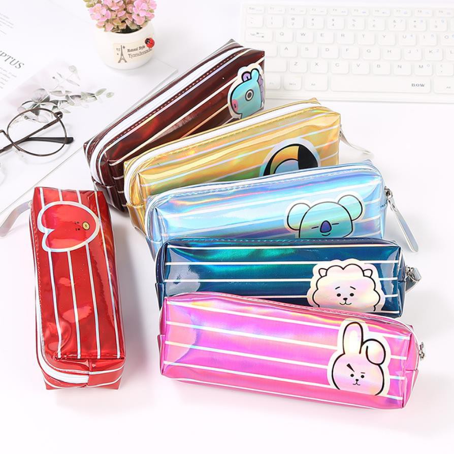  KOTAK  PENSIL  MOTIF BTS  BT21 LUCU UNIK KOTAK  PULPEN 