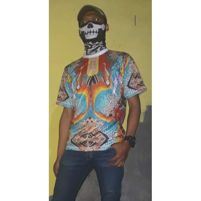 Kaos Baju Yakuza fullprint Sublimation Technology S-0103