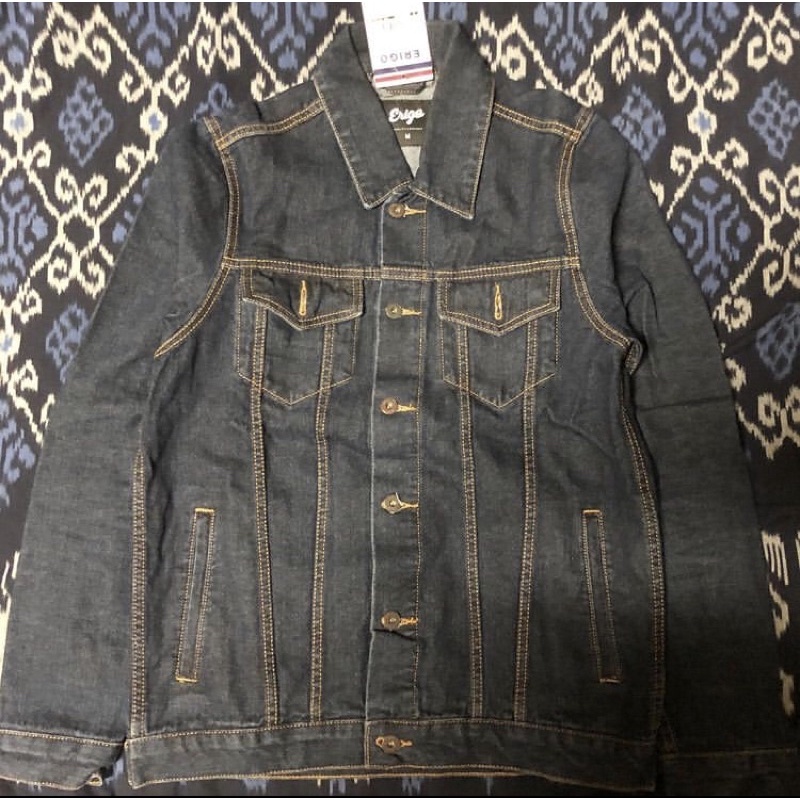 ERIGO TRUCKER JACKET NAVY SAJI - Size M