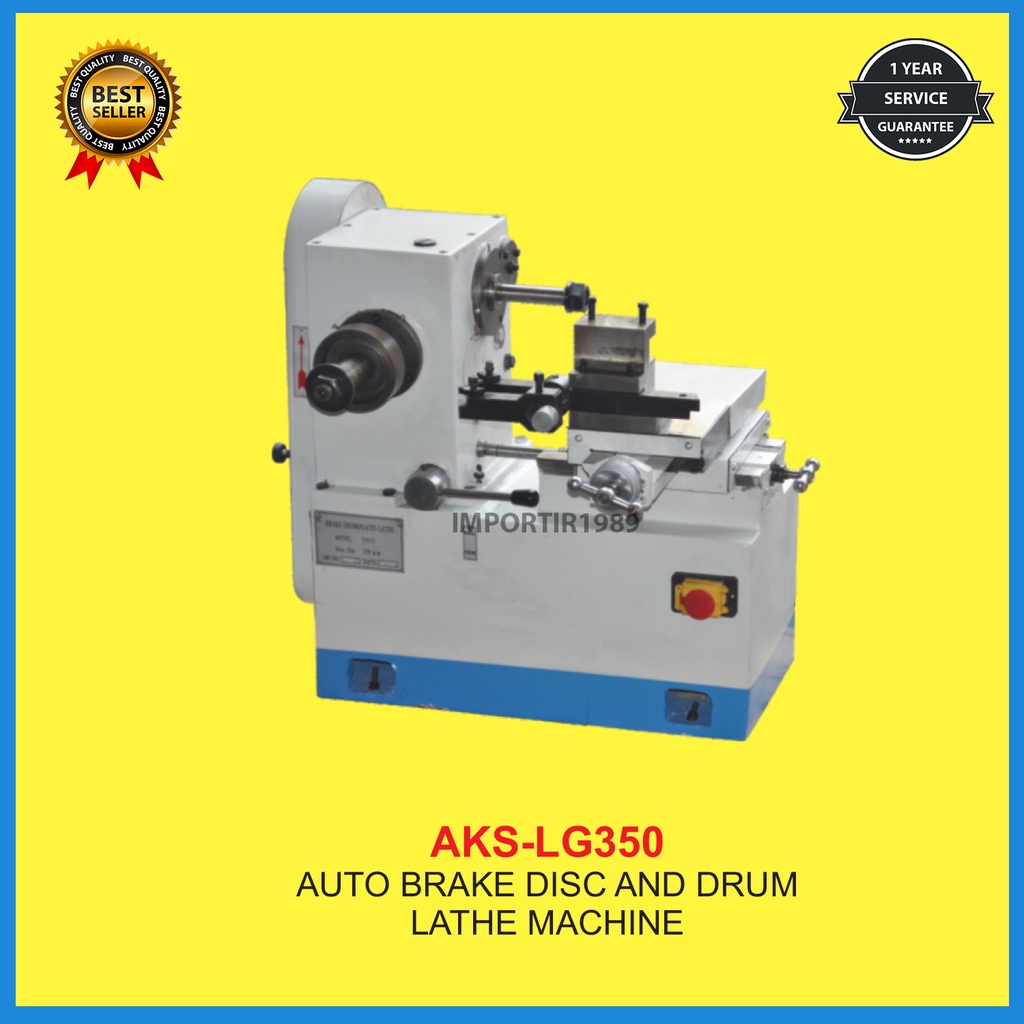 Mesin Bubut Rem dan Cakram Mobil Otomatis - Disc Drum Lathe Machine LG350 IMPORTIR1989