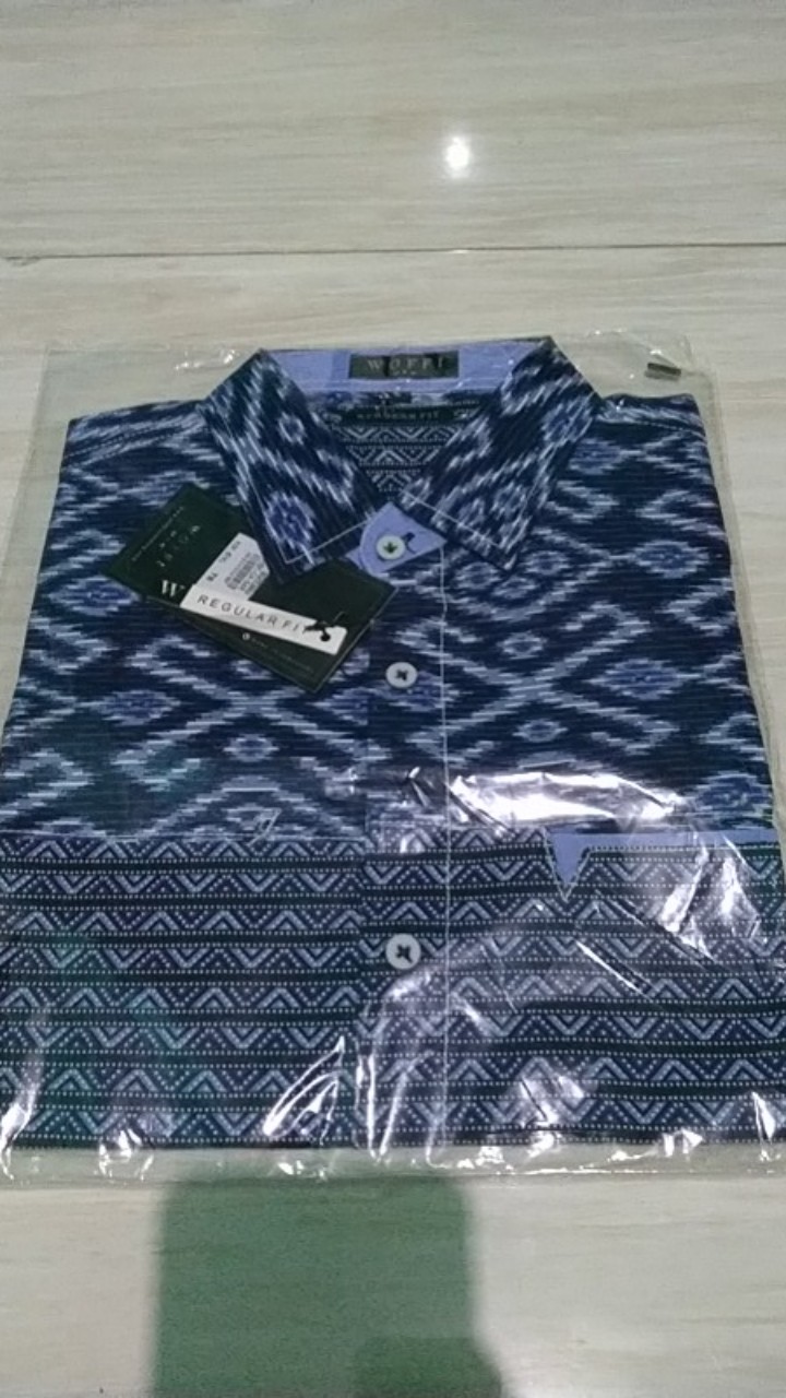 Woffi Man Kemeja Batik - Balfour Regular Fit Cotton Print