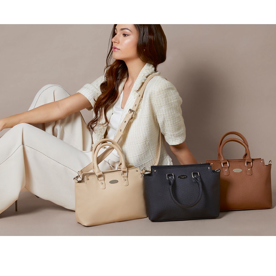 Tas Selempang Sieras Sophie Martin Siera5 Cream T6970C7 - Black T6969B5 - Brown T6971B7 Original