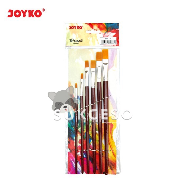 

Joyko Brush Kuas BR-4 SET Isi 6 Flat Murah Berkualitas