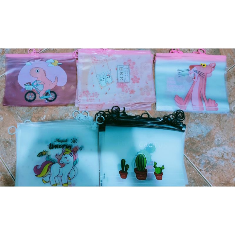 

Kotak pensil, Unicorn, pink panther, kaktus, Rabbit lucu