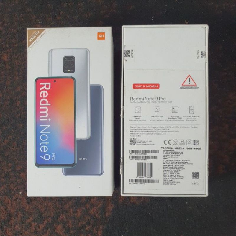 DUS BOOK KARDUS BOX XIAOMI REDMI NOTE 9 PRO ORIGINAL COPOTAN