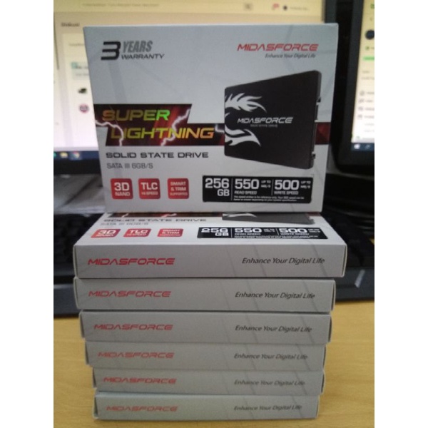 SSD Midasforce Sata 3 2.5 inch 256GGB