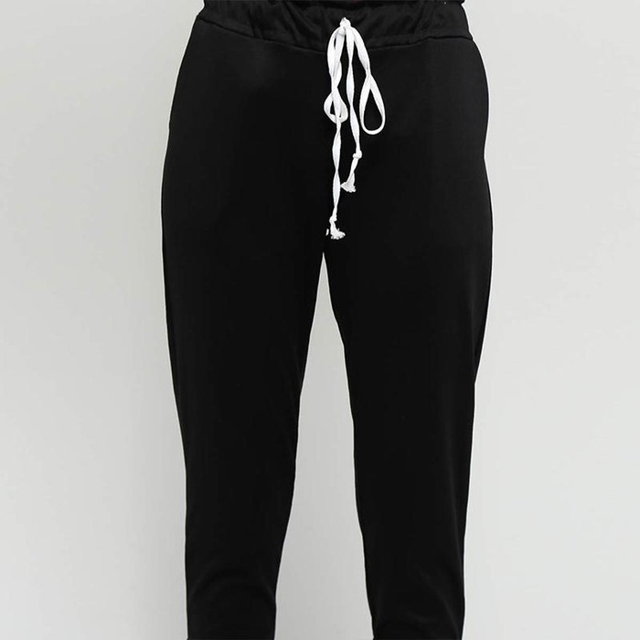 BLYTHE 7/8 Sweat Pants Celana Wanita - Black All Size