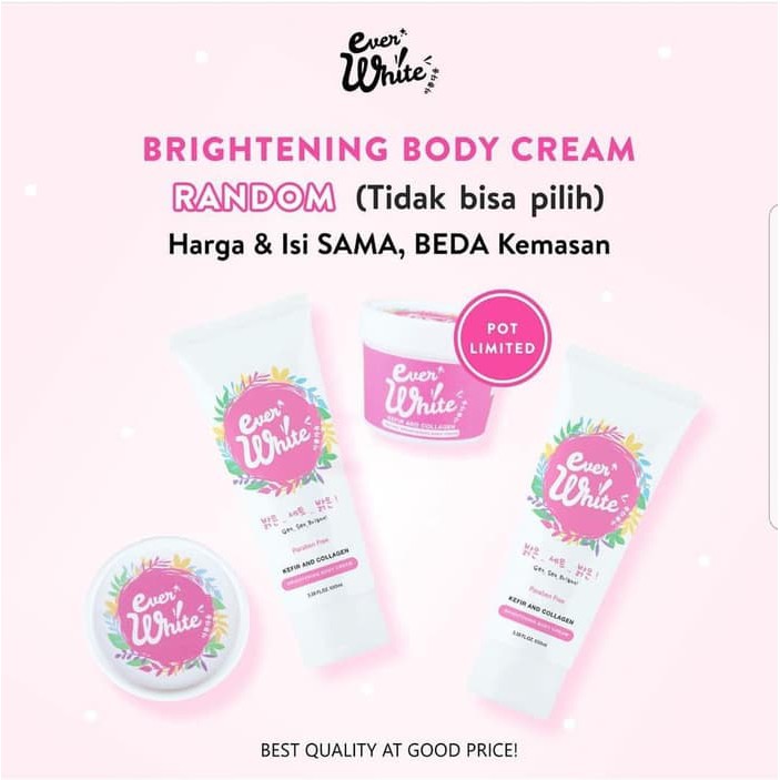 Perawatan Tubuh Paket Komplit Everwhite \\U002F Everwhite Blue (Ketiak) + Pink (Badan) Perawatan