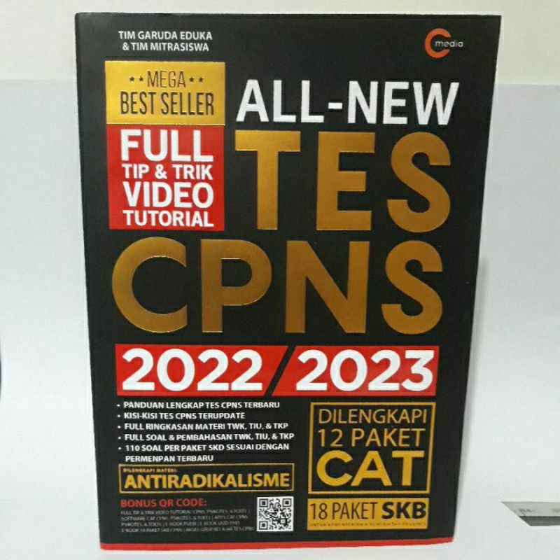 ALL NEW TES CPNS 2022/2023 DILENGKAPI 12 PAKET CAT-1
