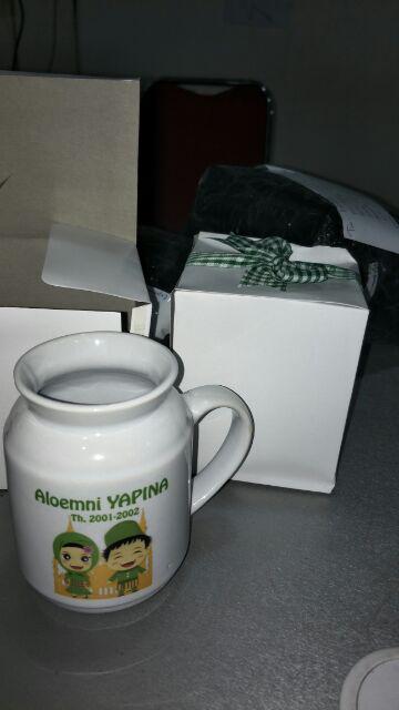 Hamper Mug / Mug Custom / Custom Mug + Packaging Box Putih Polos
