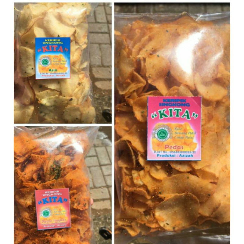 

Kripik singkong jeruk purut bawang putih