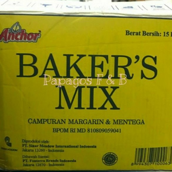 

Anchor Bakers Mix Baker Mix / Butter Blend Import repck 500 gr / gram