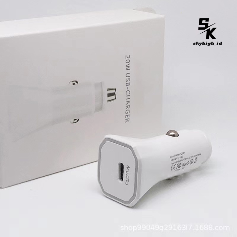 【CC010】Skyhigh Car Charger Fast Charger PD 20W QC 3.0 TYPE C Output Saver Mobil Charger mobil