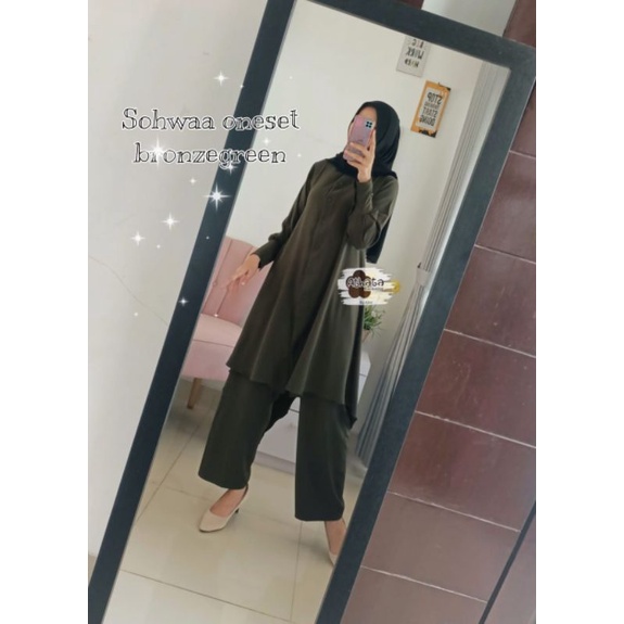 [AGEN RESMI ATHATA] SOHWAA ONESET ORI ATHATA EXCLUSIVE/ SETELAN CELANA WANITA TERBARU