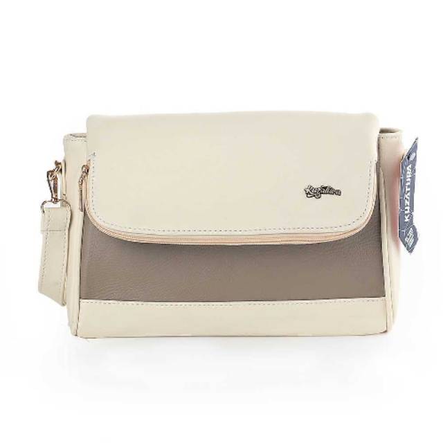 Tas Selempang Wanita Kuzatura Cream