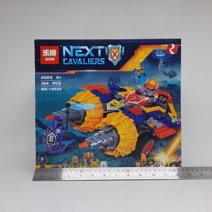 brick 364 pcs nexo knights next cavaliers lepin 14034