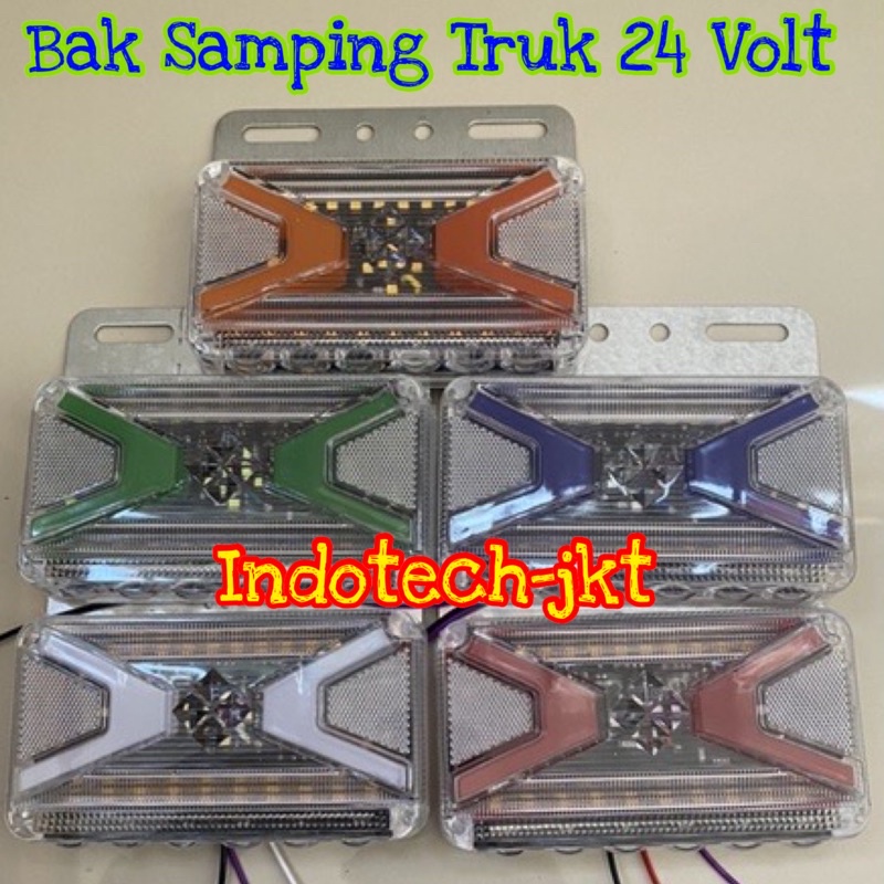 Lampu Bak Truk 24 Volt Sein Running Model PANAH NEW