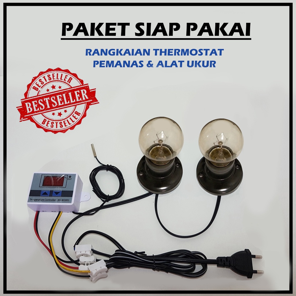 Paket Siap Pakai PSP TDXH Thermostat Termostat Pemanas Thermometer Mesin Tetas Telur