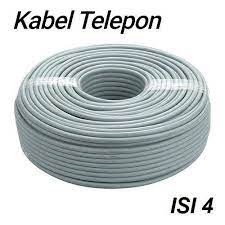 Kabel Telepon Per Meter 4C / Kabel Instalasi Walet Per Meter / Kabel Tweeter Per Meter  /Kabel Listrik Per Meter / Kabel Telpon isi 4