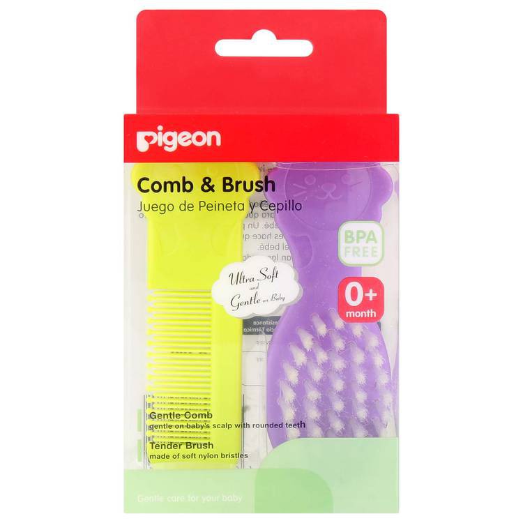 PIGEON Comb and Hair Brush Set | Sisir Bayi