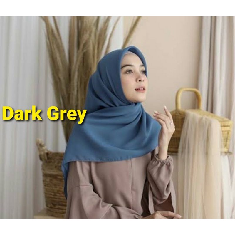 Pasmina Tali 200x75 Pashmina Diamond instant Premium Panjang murah sleman jogja-Dark grey