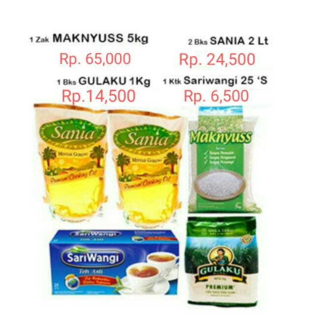 

Paket sembako murah - Hampers Sembako - Beras
