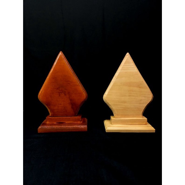 plakat kayu polos/piagam kayu/vandel kayu/piala kayu/MMW068