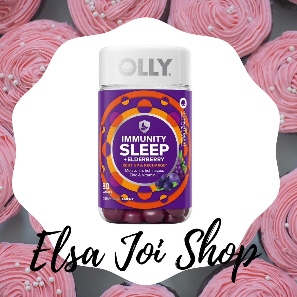 OLLY IMMUNITY SLEEP + ELDERBERRY Rest Up &amp; Recharge Gummies