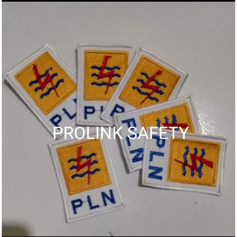 LOGO BORDIL PLN EMBLEM 6.5x4.5 CM TEBAL