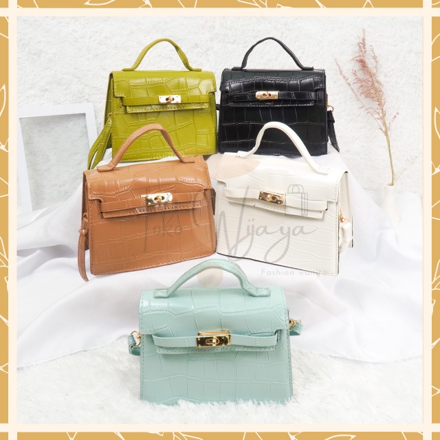 Tas Selempang Fashion Korea Vanessa Croco | Tas Fashion Import