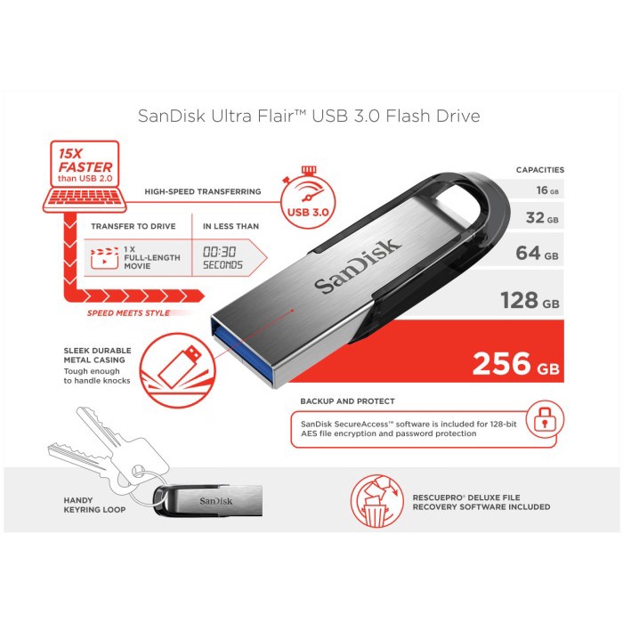 Flashdisk Sandisk Ultra Flair 32gb 150MBps USB 3.0 FLASH DISK